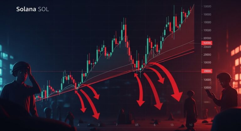 Solana Price Warning: Bearish Flag Pattern Confirmed as ETFs Lose Steam