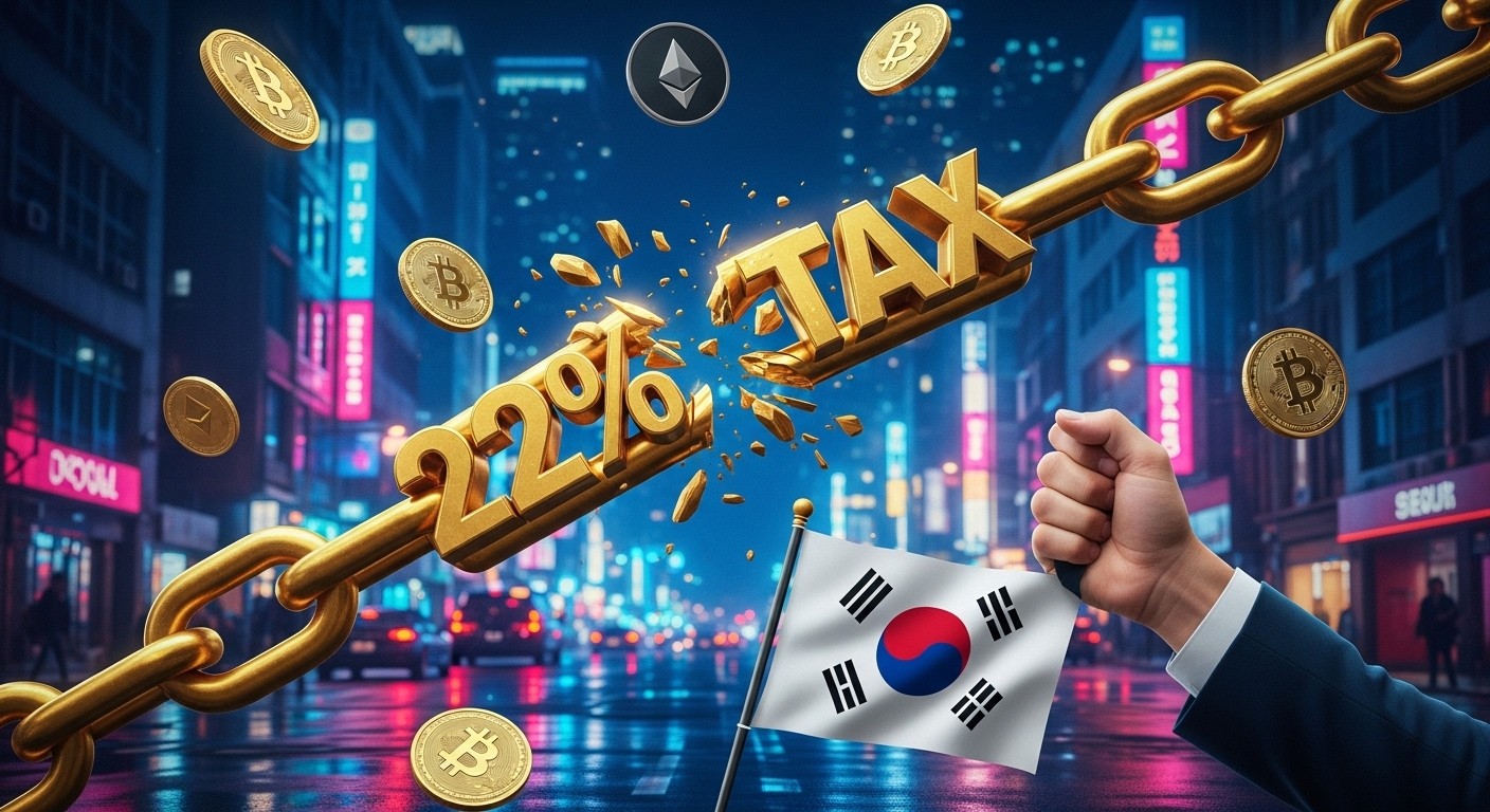 South Korea's People Power Party introduces bill to scrap planned 22% crypto gains tax before 2027 rollout, citing unfair treatment and market risks. Explore the debate shaking Asia's crypto hub.