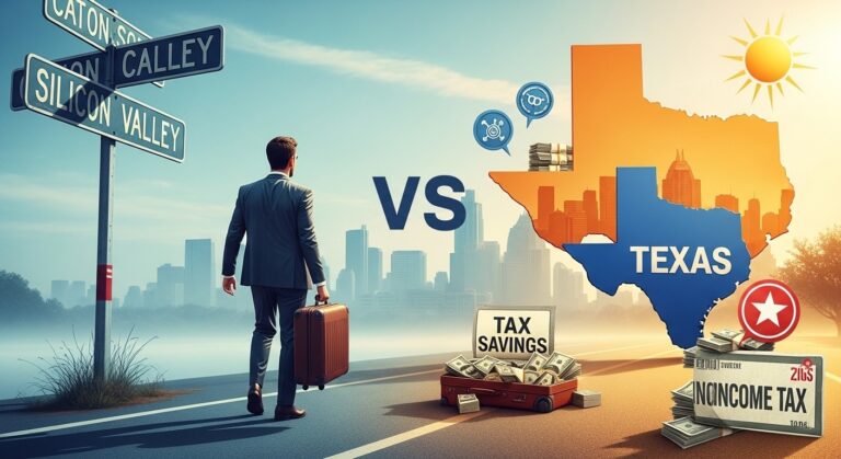 Tech Titans Flee California for Texas Amid Tax Concerns