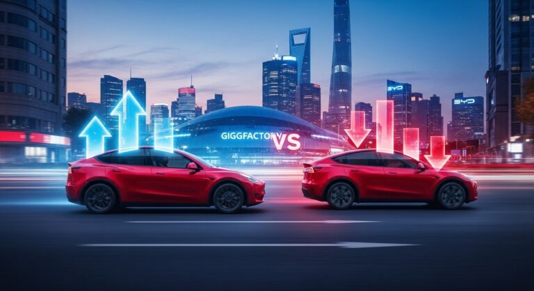 Tesla’s China Sales Surge as BYD Faces Early 2026 Dip