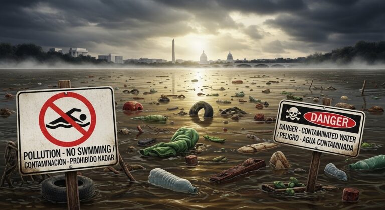 Trump Approves DC Emergency For Potomac Sewage Spill