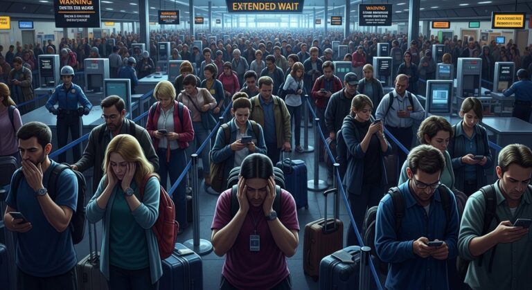 TSA Shortages Spark Hours-Long Airport Chaos