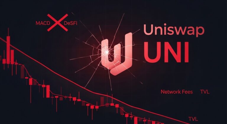Uniswap Price Bearish Crossover: Fees Drop Signals Risk