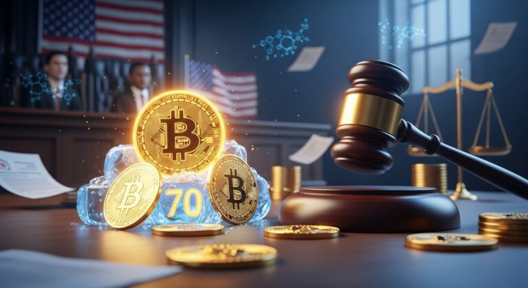 U.S. Court Freezes 70 BTC in Blockfills Dispute
