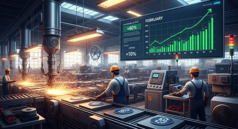 US Industrial Production Rises Fourth Straight Month