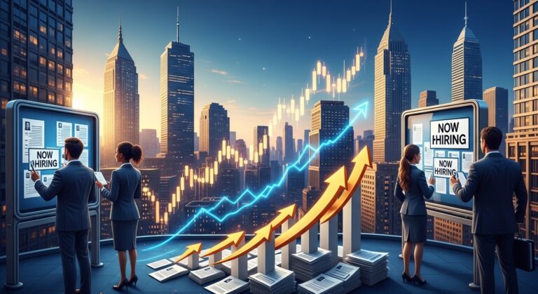 US Job Openings Surge Nearly 400K in January