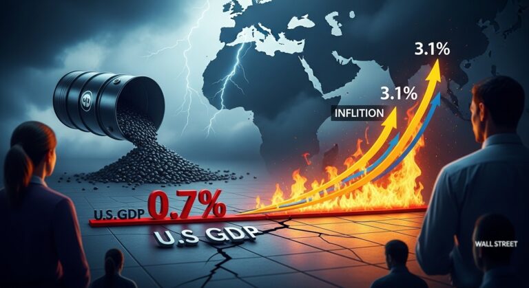 US Q4 GDP Slashed to 0.7%: Core Inflation Climbs to 3.1%