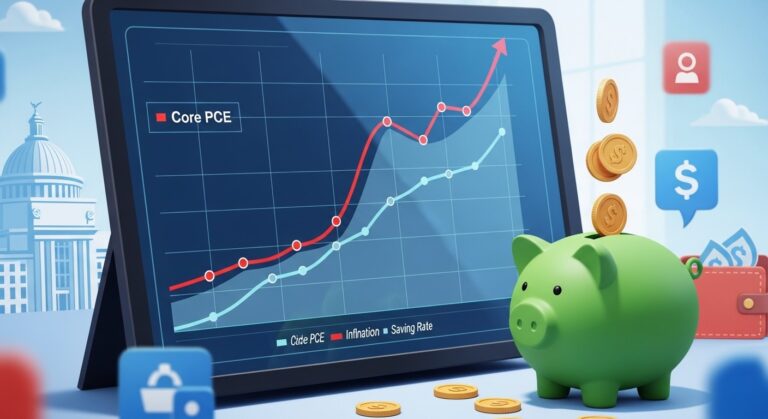US Savings Rate Climbs to 6-Month High as Core PCE Inflation Ticks Up