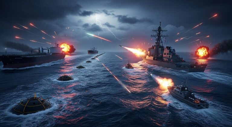 US Sinks Iranian Minelayers in Strait of Hormuz Crisis