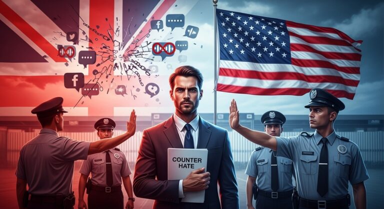 US Targets British Activist in Free Speech Deportation Clash