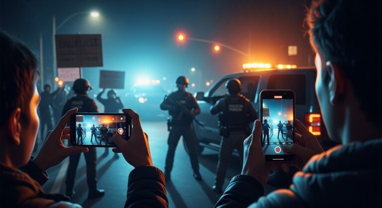 When Do Protest Observers Cross Into Lawbreaking?
