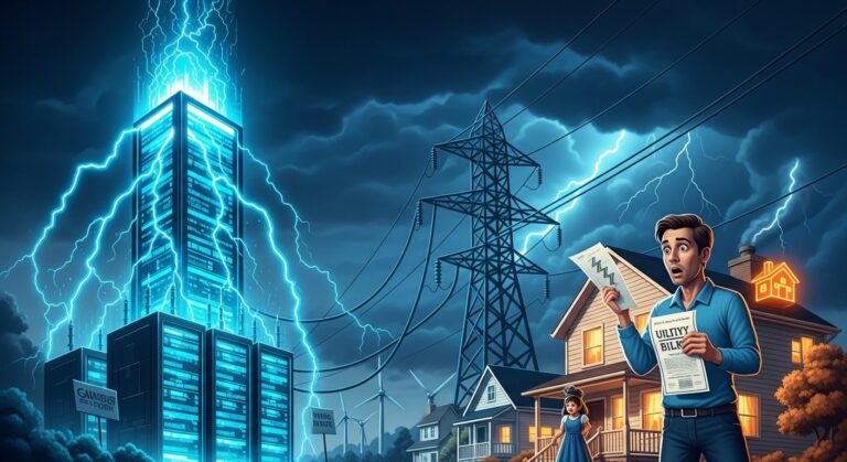 Who Pays for AI Data Centers Electricity Surge?