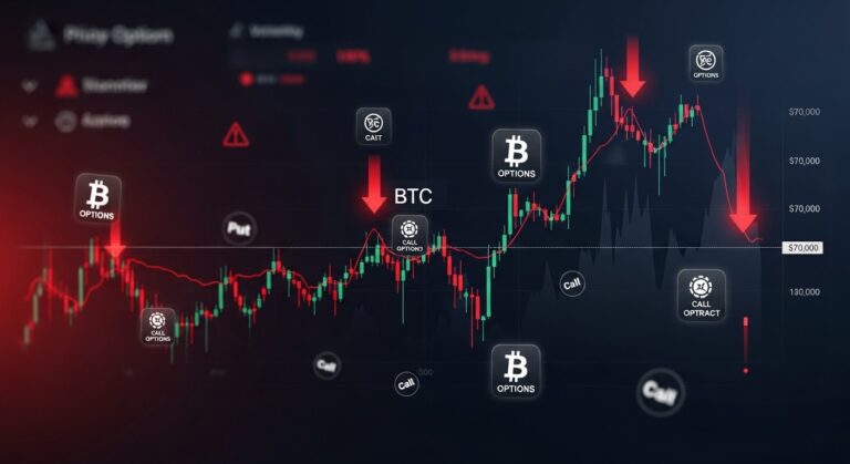 Will Bitcoin Drop Below $70K Amid $2.2B Options Expiry?
