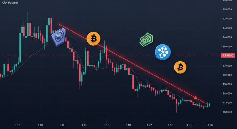Will XRP Price Drop to $1.12 Under Descending Trendline Resistance?