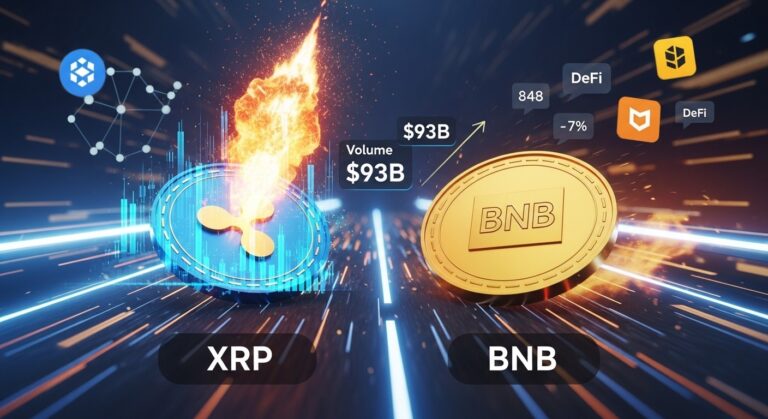 XRP Flips BNB: $93B Spike Meets Utility Reality