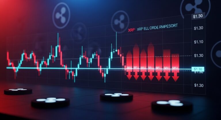 XRP Holds $1.30 Support Amid Heavy Selling Pressure
