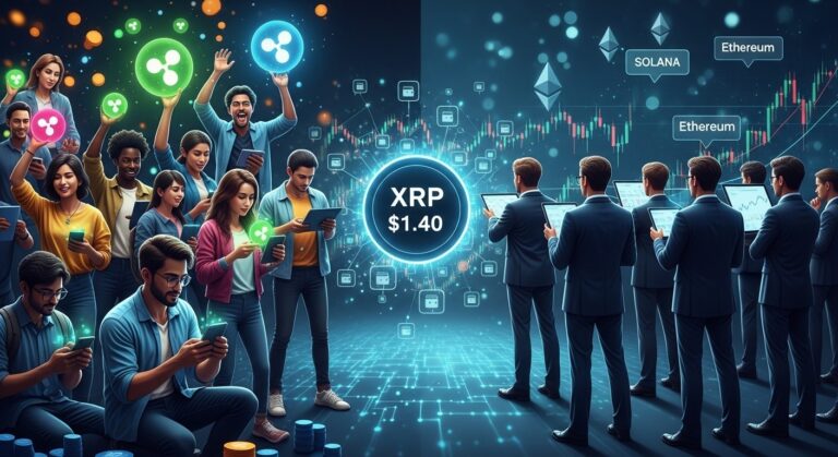 XRP Retail Demand Surges as Institutions Hesitate