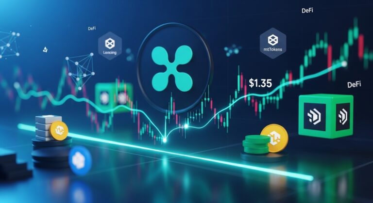 XRP Tests $1.35 Support as Utility DeFi Protocols Rise