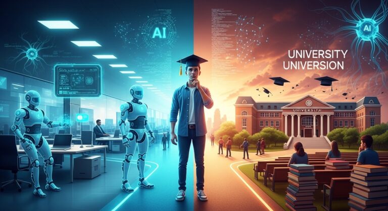 AI Fears Push Young Adults Toward Grad School