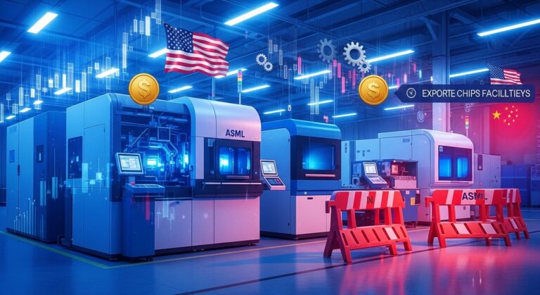ASML Shares Drop on New US Chip Export Curbs Targeting China