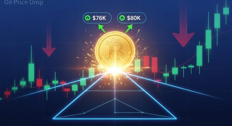 Bitcoin Eyes Ascending Triangle Breakout Toward $80,000