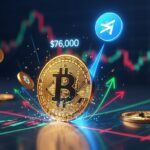 Bitcoin Retakes $76K as XLM Surges and Liquidations Hit $198M