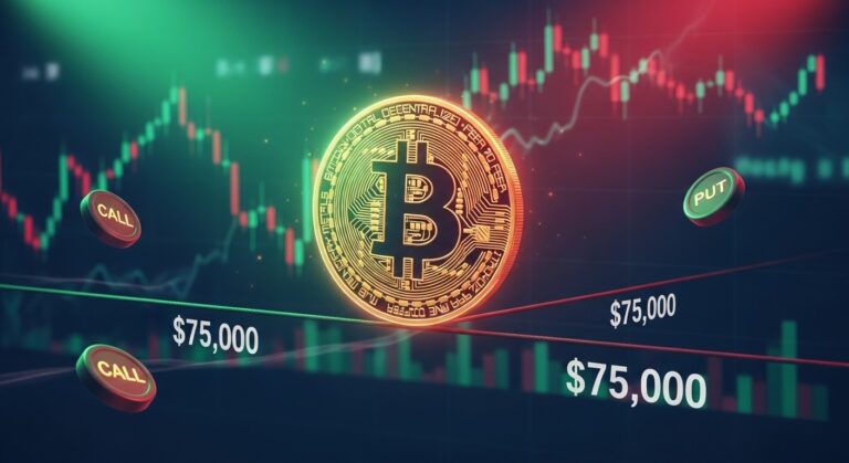Can Bitcoin Hold Above $75K Ahead of Massive Options Expiry?