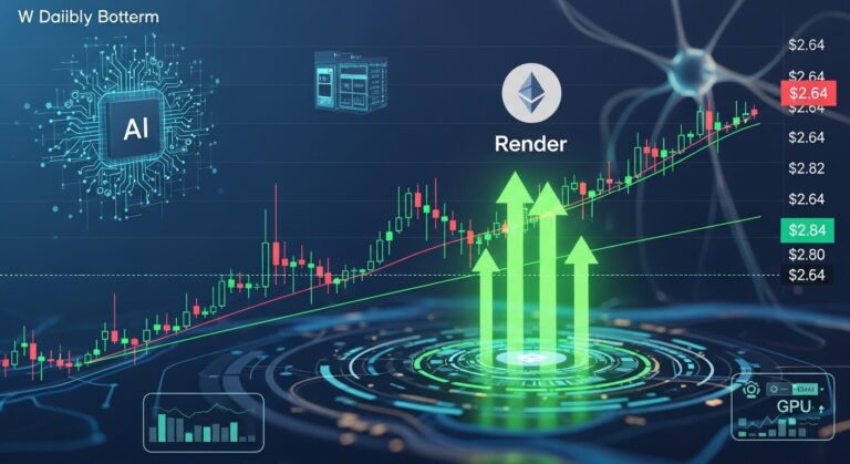 Can Render Price Rally to $2.64 as W Pattern Forms on Daily Chart?