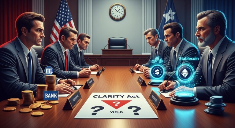 CLARITY Act Faces April Delay Over Stablecoin Yield Disputes