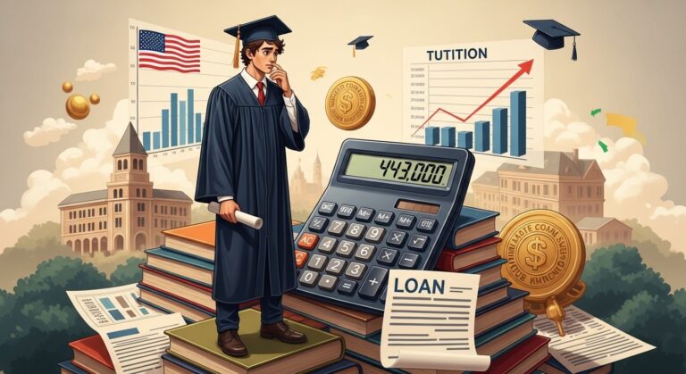 College Students Face $43,000 Debt by Graduation in 2026
