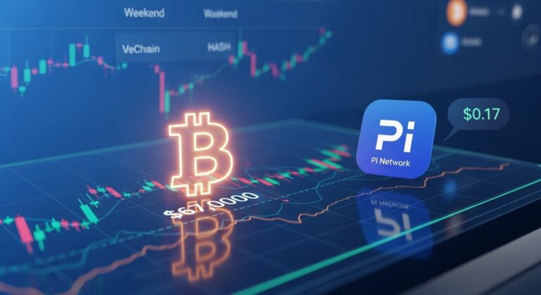 Crypto Market Update: Bitcoin Cools Near $67K as PI Token Holds Above $0.17