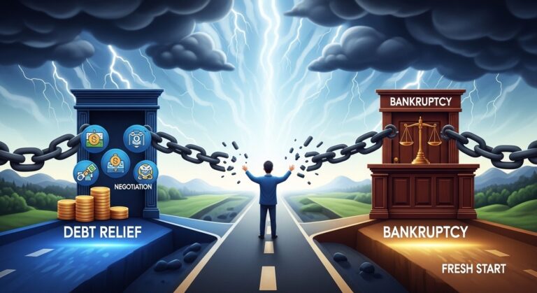 Debt Relief vs Bankruptcy: How to Choose Wisely