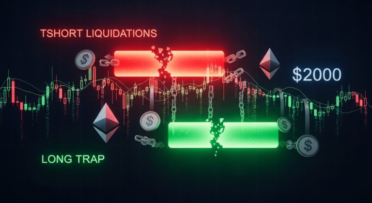 Ethereum Liquidation Trap: $801M Shorts vs $739M Longs Near $2,000