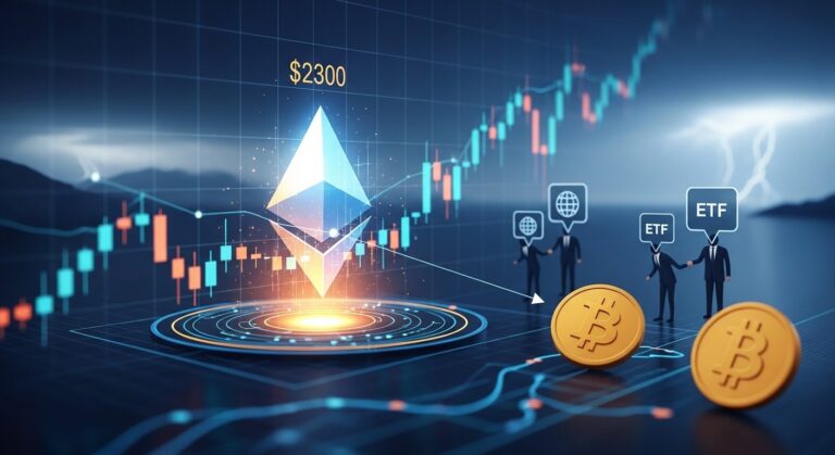 Ethereum Price Holds at $2,300 Amid ETF Outflow Shift