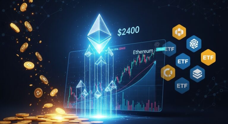 Ethereum Price Nears $2400 as ETFs See Strong Inflows