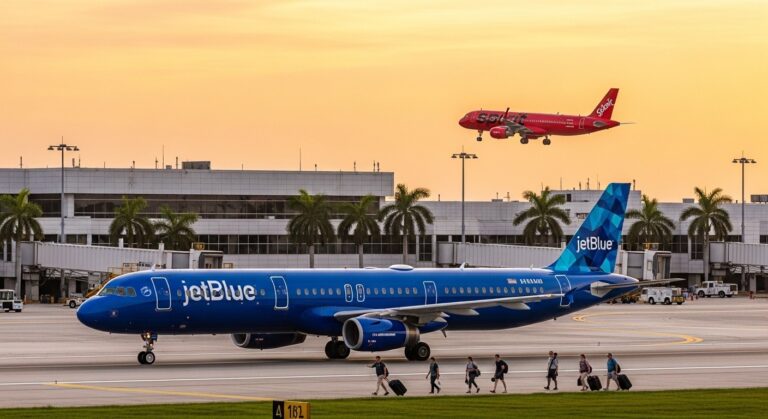 JetBlue Stands Firm in Fort Lauderdale Amid Spirit Uncertainty