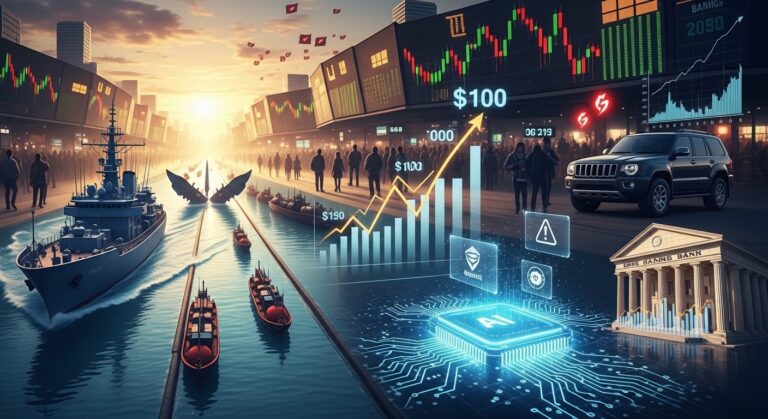 Key Market Moves Before Open: Hormuz Tensions, Bank Earnings & AI Risks