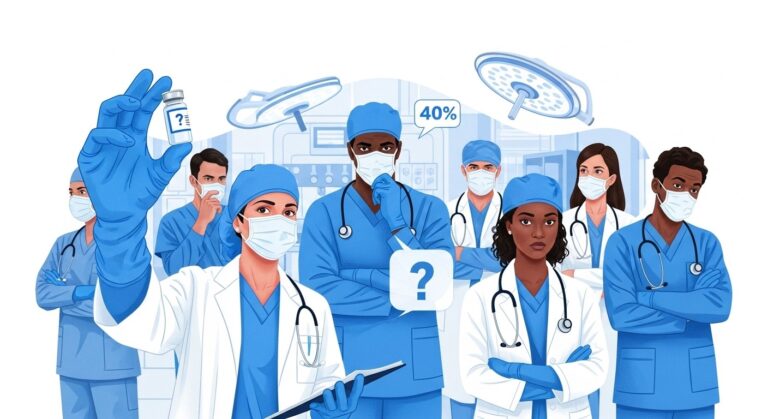 Low COVID Vaccine Uptake in Healthcare Workers