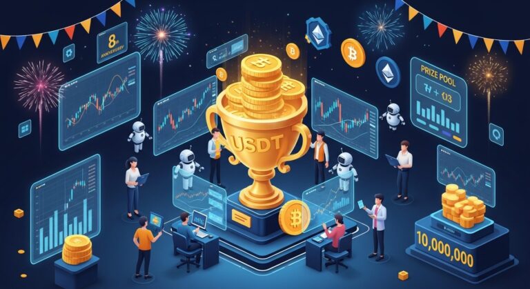 MEXC 8th Anniversary Futures Competition Offers 10 Million USDT Prizes