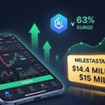 Perle Surges 63% While BlockchainFX Presale Nears Major Milestone