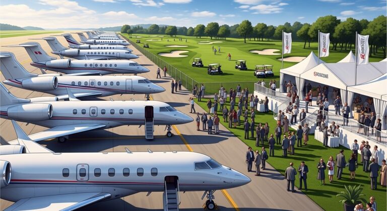 Private Jet Companies Battle for Wealthy Clients at The Masters