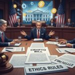 Senate Crypto Bill Stalls Over White House Ethics Rules