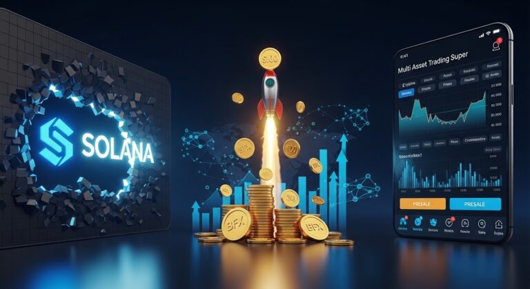 Solana Breaks Resistance as BlockchainFX Presale Sparks Millionaire Buzz