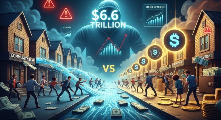 Stablecoin Yields Threaten $6.6 Trillion Bank Deposit Exodus
