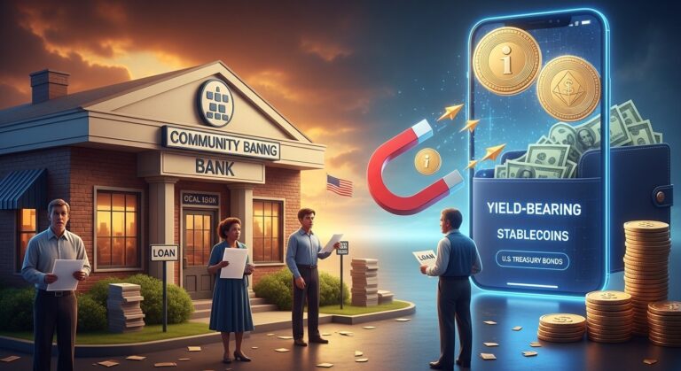 Stablecoins With Yield Threaten Community Bank Lending