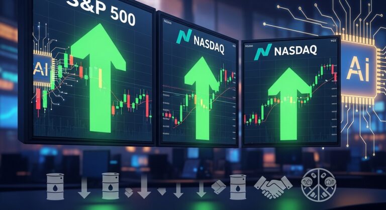 Stocks Surge Toward Record Highs as Iran Talks Spark Optimism