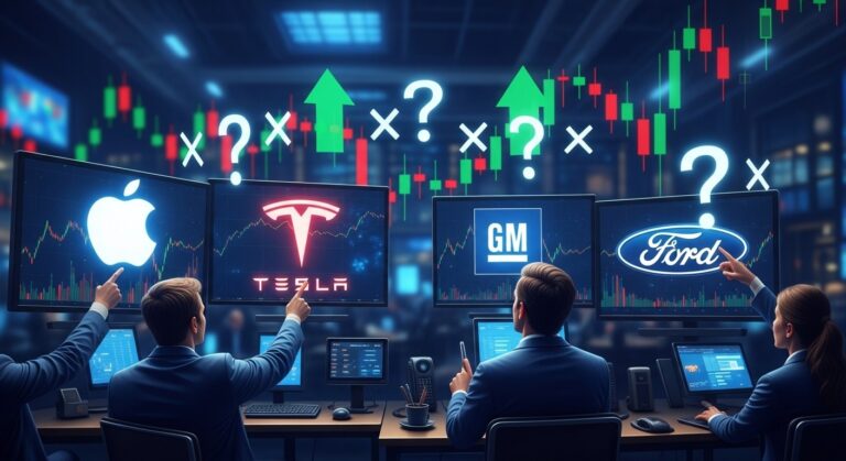 Tuesday’s Top Analyst Calls: Apple Tesla GM Ford Insights