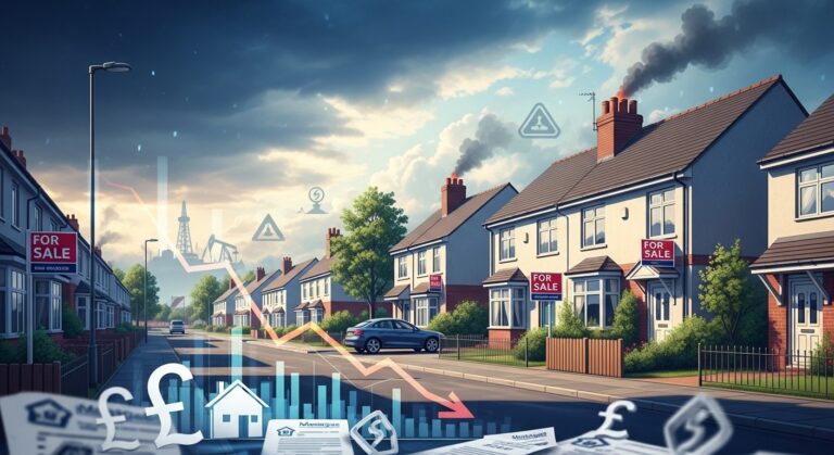 UK House Prices Fall 0.5% as Middle East Tensions Hit Market