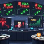 Wall Street Edges Higher Amid Tesla Slump and Meme Stock Surge