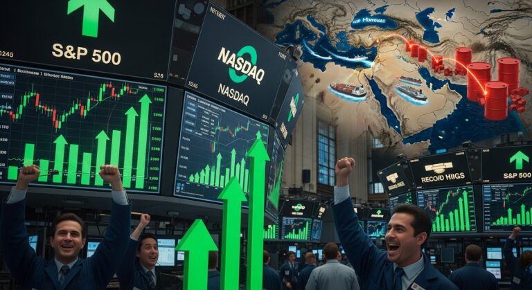 Wall Street Surges as Strait of Hormuz Reopens Amid Ceasefire Hopes